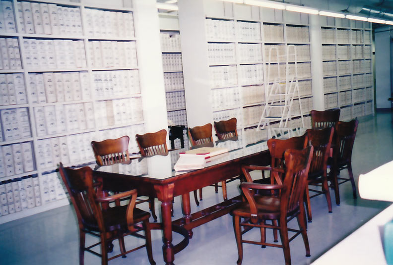 Iberia Parish Courthouse Records Room