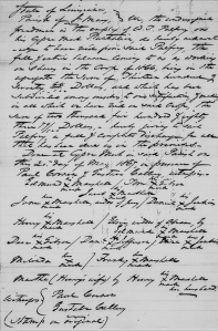 1866 St Mary Parish Freedmen Contract with W.T, Palfrey